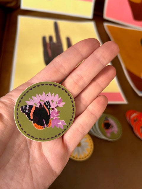 Butterfly Vinyl Sticker