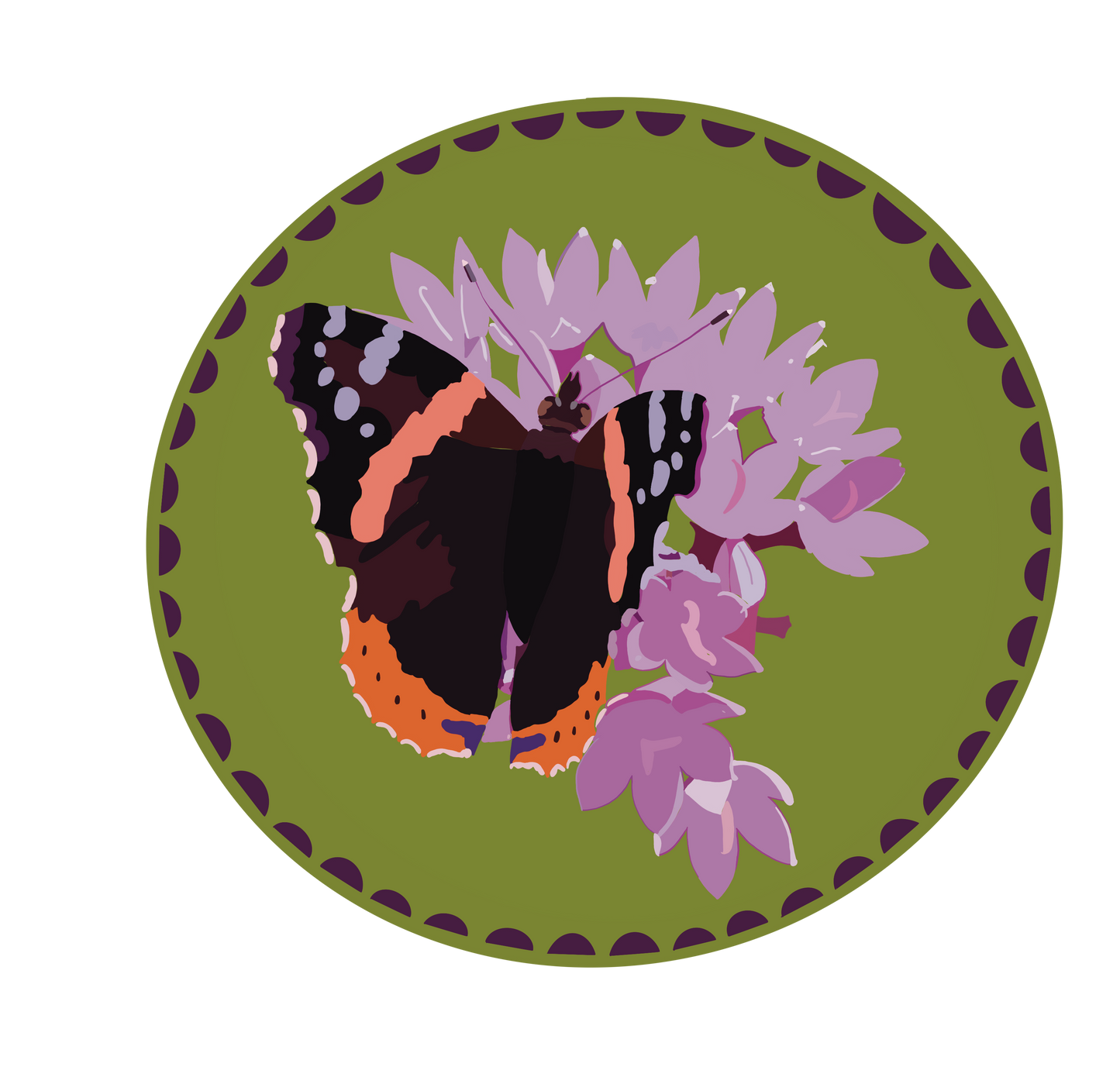 Butterfly Vinyl Sticker