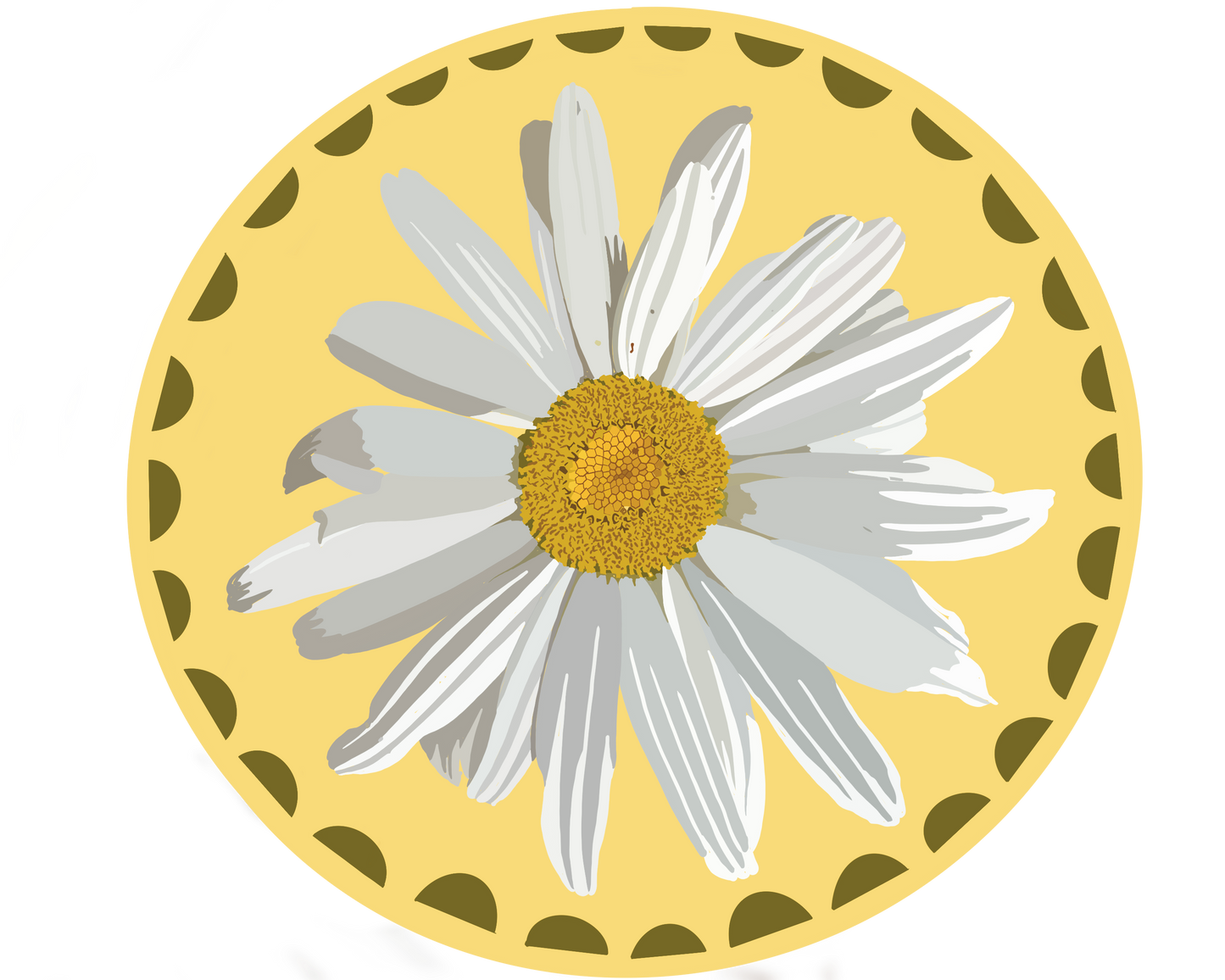Daisy Vinyl Sticker