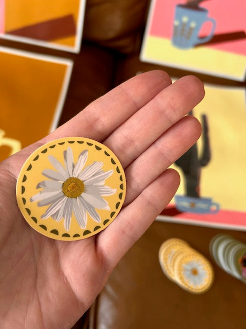 Daisy Vinyl Sticker